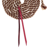 New! Showman Rustic Mocha Mohair Mecate Reins - 22 Ft - Country Scene Saddlery and Pet Supplies