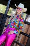 New!ALL ABOUT THE BENJIS PERFORMANCE RODEO SHIRT - Country Scene Saddlery and Pet Supplies