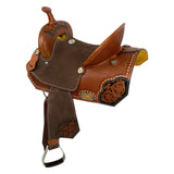 New! Double T Florence Fusion Barrel Style Saddle - 15 Inch - Country Scene Saddlery and Pet Supplies
