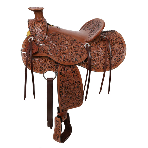 New! Double T Amarillo Wade Style Saddle - 16 Inch