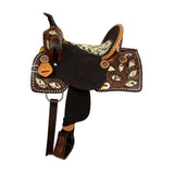New!Double T Wilma Longhorn Roper Style Saddle - 13 Inch - Country Scene Saddlery and Pet Supplies