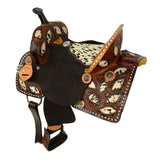 New!Double T Wilma Longhorn Roper Style Saddle - 13 Inch - Country Scene Saddlery and Pet Supplies