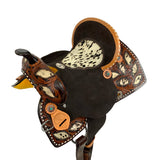 New!Double T Wilma Longhorn Roper Style Saddle - 13 Inch - Country Scene Saddlery and Pet Supplies