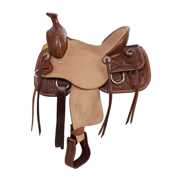 New! Double T Plainsman Roper Style Saddle - 13 Inch