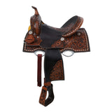 New! Double T Lorelei Barrel Style Saddle - 15 Inch - Country Scene Saddlery and Pet Supplies