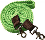 Cotton roping reins with scissor snap ends. - Country Scene Saddlery and Pet Supplies