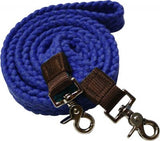 Cotton roping reins with scissor snap ends. - Country Scene Saddlery and Pet Supplies