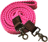 Cotton roping reins with scissor snap ends. - Country Scene Saddlery and Pet Supplies