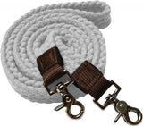 Cotton roping reins with scissor snap ends. - Country Scene Saddlery and Pet Supplies