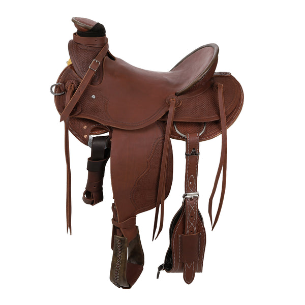 New! Showman Signature Series Wade Roper Saddle - 15, 16, 17 Inch  5501