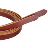 New! 8' x 1" Harness Hot Dipped Leather Split Rein - Made in the USA - Country Scene Saddlery and Pet Supplies