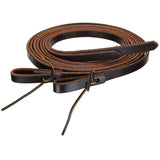 New! 8' x 5/8" Premium Harness Leather Split Rein - Made in the USA - Country Scene Saddlery and Pet Supplies