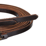 New! 8' x 5/8" Premium Harness Leather Split Rein - Made in the USA - Country Scene Saddlery and Pet Supplies