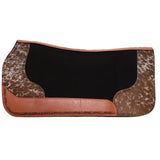 Showman 31" x 32" Cowhand Contoured Black Felt Saddle Pad - Country Scene Saddlery and Pet Supplies