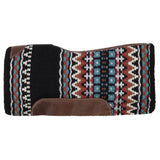 New! Showman 34" x 36" Rodeo Royale Contoured Wool Top Felt Bottom Saddle Pad - Country Scene Saddlery and Pet Supplies