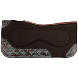 New! Showman 31" x 32" Weathered Steer Built-Up Felt Saddle Pad - Country Scene Saddlery and Pet Supplies
