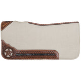 New! Showman 31" x 32" Stellar Cream Mohair Wool Saddle Pad - Country Scene Saddlery and Pet Supplies