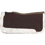 New! Showman 31" x 32" Speckled Hide Contoured Felt Saddle Pad - Country Scene Saddlery and Pet Supplies