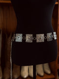 New! Square Up Concho Belt / SILVER - Country Scene Saddlery and Pet Supplies