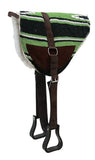 New! Showman Navajo Bareback Saddle Pad with Kodel Fleece Bottom - Country Scene Saddlery and Pet Supplies