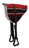 New! Showman Navajo Bareback Saddle Pad with Kodel Fleece Bottom - Country Scene Saddlery and Pet Supplies