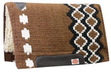 New! Showman™ 36" x 34" 100% Wool Top Cutter Style Saddle Pad with Kodel Fleece Bottom. - Country Scene Saddlery and Pet Supplies