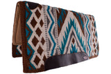 Showman® 36" x 34" 100% woven wool top pad with memory felt bottom. - Country Scene Saddlery and Pet Supplies