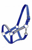 2Ply Medium/Large Pony size nylon halter with crystal noseband and cheeks. - Country Scene Saddlery and Pet Supplies