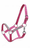 2Ply Medium/Large Pony size nylon halter with crystal noseband and cheeks. - Country Scene Saddlery and Pet Supplies
