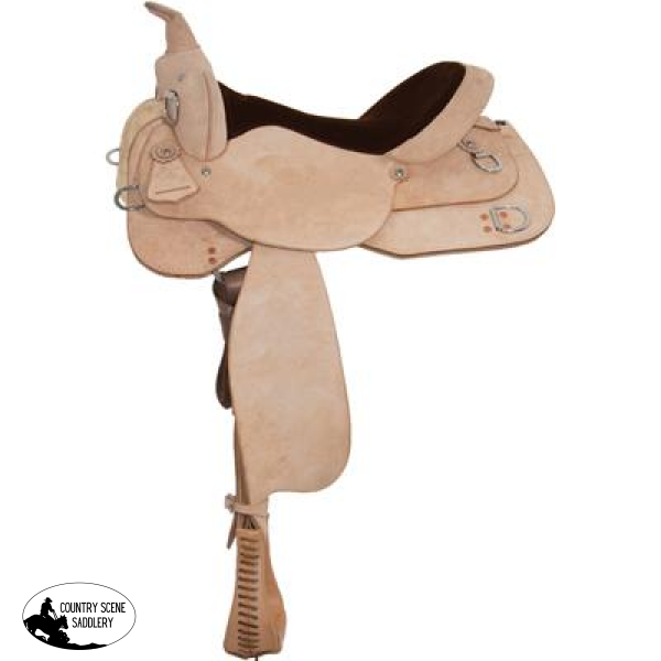 New! 6315 Oakland Trainer Saddle Posted.* 13 Reg / Regular Size Chocolate Seat And Fully Rough Out