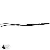 6650 Leather Braided Riding Quirt With Wrist Loop Black Whips-Quirts