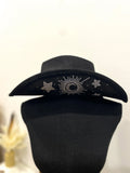 New! Shooting Star Cowboy Hat / BLACK - Country Scene Saddlery and Pet Supplies