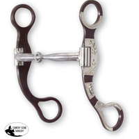New! 6In Cheek Professional Series Smooth Snaffle Posted.* Western Bits