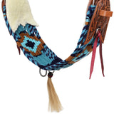 New! Showman Mustang Mesa Mohair Wool String Girth with Fleece Padding - Country Scene Saddlery and Pet Supplies