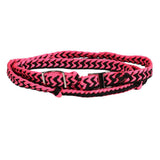 New! Weaver Nylon Barrel Reins, Black/Pink - Country Scene Saddlery and Pet Supplies
