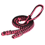 New! Weaver Nylon Barrel Reins, Black/Pink - Country Scene Saddlery and Pet Supplies