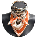 New! HTP Western Annie Satin Wild Rag, Amber - Country Scene Saddlery and Pet Supplies