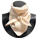 New! HTP Western Kayce Satin Wild Rag, Bisque - Country Scene Saddlery and Pet Supplies