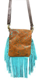 Klassy Cowgirl Crossbody Bag with hair on cowhide, - Country Scene Saddlery and Pet Supplies