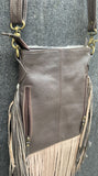 Klassy Cowgirl Leather Crossbody Bag with hair on cowhide - Country Scene Saddlery and Pet Supplies