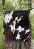 Klassy Cowgirl Leather Crossbody Bag with hair on cowhide - Country Scene Saddlery and Pet Supplies