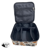 78218 Showman ® Cow Print Nylon Cosmetic Case - Country Scene Saddlery and Pet Supplies