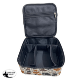 78218 Showman ® Cow Print Nylon Cosmetic Case - Country Scene Saddlery and Pet Supplies
