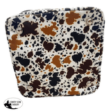 78218 Showman ® Cow Print Nylon Cosmetic Case - Country Scene Saddlery and Pet Supplies