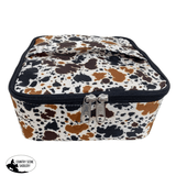 78218 Showman ® Cow Print Nylon Cosmetic Case - Country Scene Saddlery and Pet Supplies