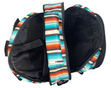 NEW! Showman Teal Serape Tactical Backpack - Country Scene Saddlery and Pet Supplies