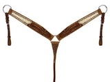 New! Showman Floral Frontier Browband Headstall and Breastcollar Set - Country Scene Saddlery and Pet Supplies