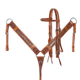 New! Showman Teal Bayou Browband Headstall and Breastcollar Set - Country Scene Saddlery and Pet Supplies