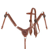 New! Showman Summerfield Browband Headstall and Breastcollar Set - Country Scene Saddlery and Pet Supplies