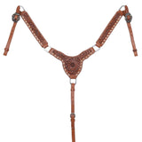 New! Showman Summerfield Browband Headstall and Breastcollar Set - Country Scene Saddlery and Pet Supplies